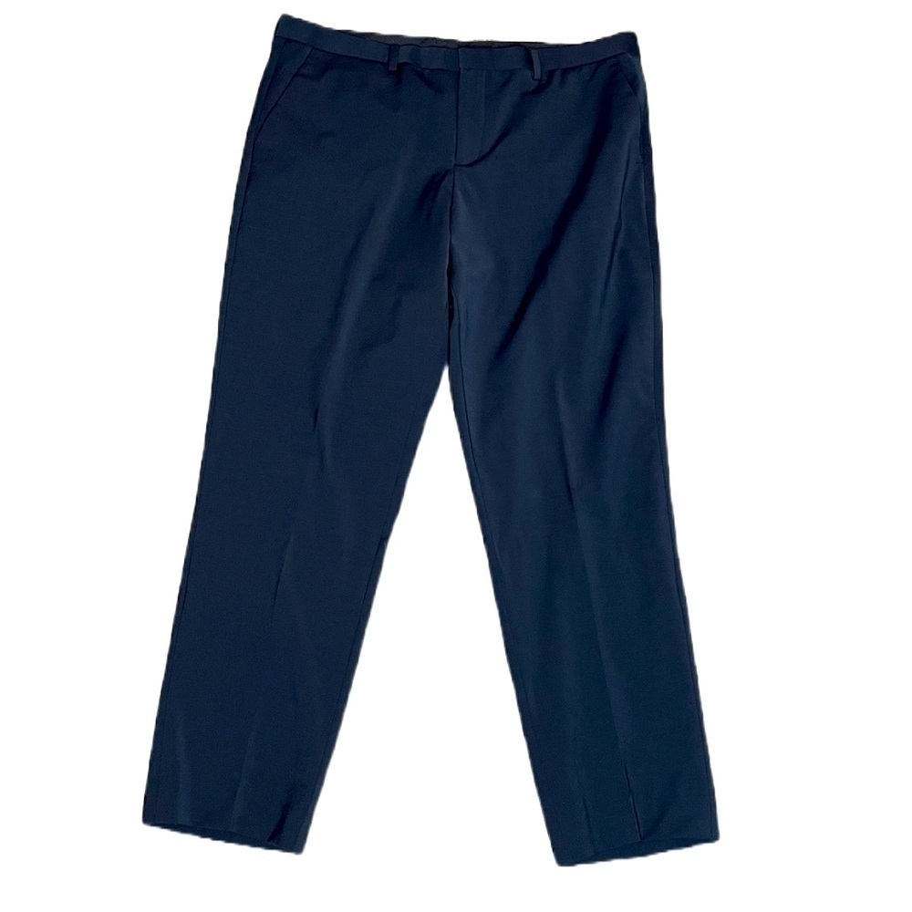 𝅺express mens slim fit wool blend lined dress pants